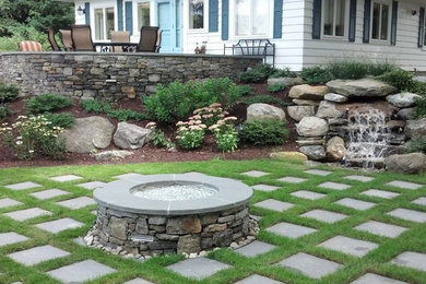This is an example of a traditional garden in Providence.