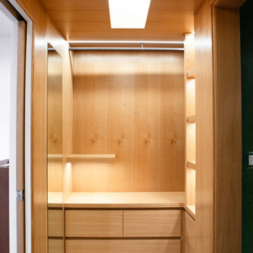 Master Bathroom Renovation and Custom Closet Built in Highland Park