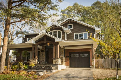 Inspiration for a timeless exterior home remodel in Toronto