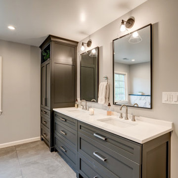 Contemporary Whole Home Renovation in Chevy Chase, MD.