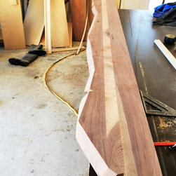 Residence Custom Shelf Detail - Indoor Pub And Bistro Tables