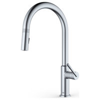 Karran KKF350 1-Handle Pull Down Dual Function Sprayer Faucet, Stainless Steel