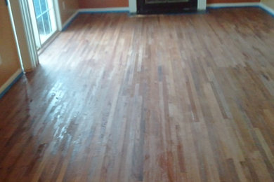 Inspiration for a transitional living room remodel in Atlanta
