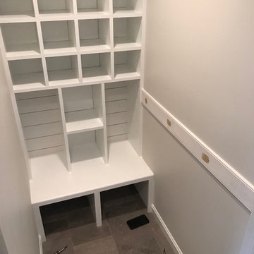 Finished Garage, New Powder Room and Mudroom