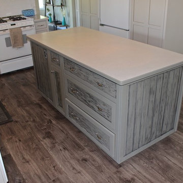 Kitchen Cabinet Refinish and Glazing AFTER