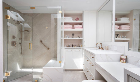 8 New Bathrooms With Inspiring Curbless Showers