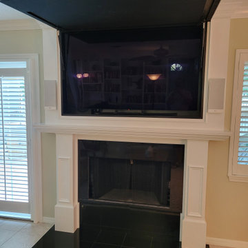 Hidden Living Room TV - Hide your TV with Art - Don't Sacrifice Elegance!
