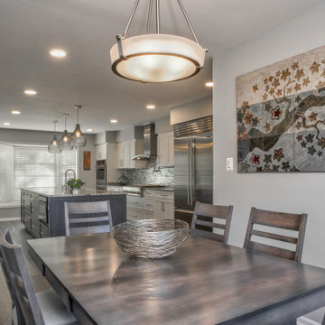 Contemporary Kitchen & Dining Area