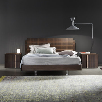 Rossetto Tratto platform bedroom set - Modern Italian Furniture