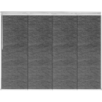 Ember Lead 4-Panel Track Extendable Vertical Blinds 48-88"W