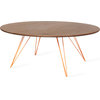 Williams Round Coffee Table - Pink, Small, Maple