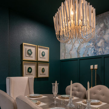 Dining Room Dowel Chandelier