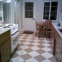 Marmoleum Click in Barbados & Camel. - Flooring