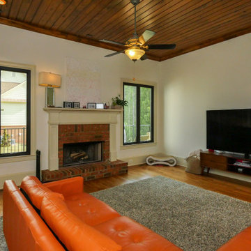 Casement Windows in Pleasant Living Room - Renewal by Andersen Georgia