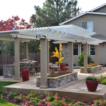 Backyard landscape