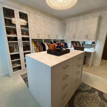 Extra Bedroom Converted into Master Closet - Marietta, Georgia