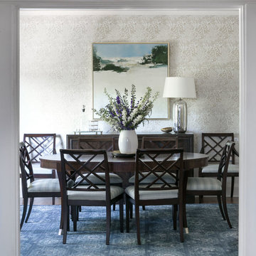 Traditional Living Spaces Get a Contemporary Makeover