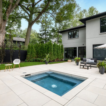 A Contemporary Backyard for Entertaining