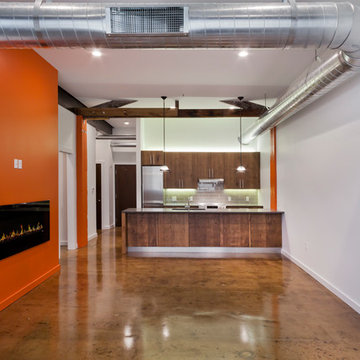 Modern Michigan loft space
