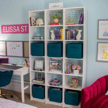 Little Girls Rainbow Bedroom