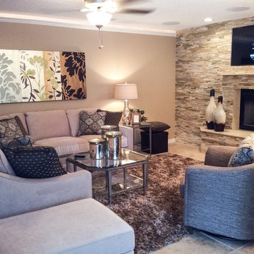 Nuetral modern rustic glam