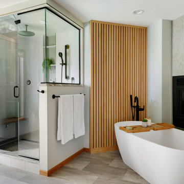 Indulgent Bathroom Remodel | Mahtomedi, MN | White Birch Design