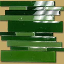 Mosaicorama Lineal blend in green - Home Decor