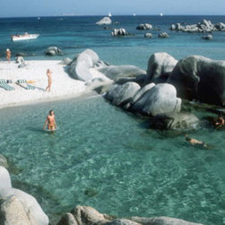 Slim Aarons, Cavallo Bathers, Corsica: Island Paradise (Limited Edition Estate S - Artwork
