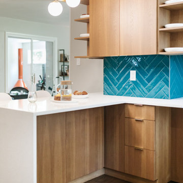 A Mid-Century Kitchen That Maximizes Every Inch