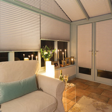 Conservatory Roof and Side Blinds - Night-time Use