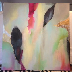 Brown Abstract - Paintings