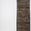 42"x84" Mountain Modern Wood Barn Door With Sliding Hardware and Falcon Pull