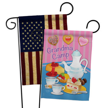 Grandma Camp Special Occasion Family Garden Flags Pack