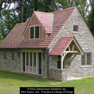 New, Main Line, English Estate Pool House - Haverford, PA