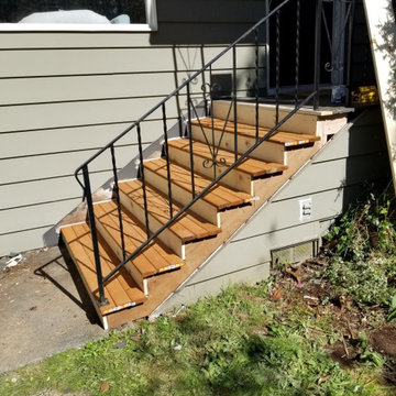 Outdoor Stair Riser Build