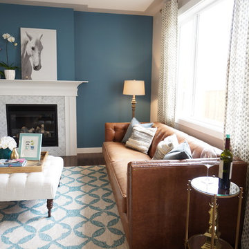 Colorful Family Room