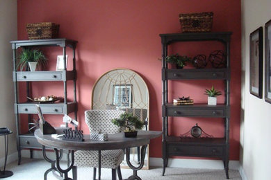 Example of a home office design in Boston