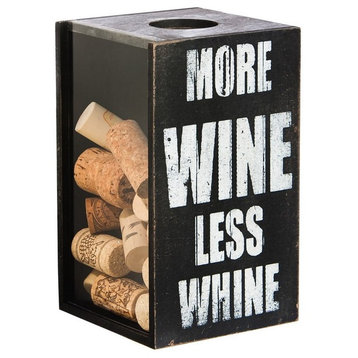 More Wine Less Whine Whimsical Cork Holder