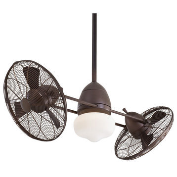 Minka-Aire Gyro Wet LED 42" Indoor/Outdoor Ceiling Fan in Oil Rubbed Bronze