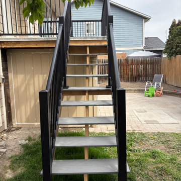 Elevated Deck Rebuild with Stairs & Railing in West Kelowna