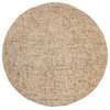 Safavieh Abstract Collection ABT468D Rug, Gold/Blue, 4'x4' Round