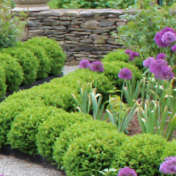 Back garden in Pound Ridge