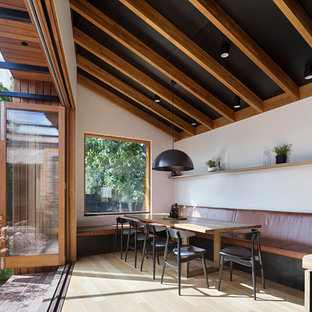 Contemporary dining room in Melbourne.