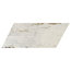 7.13"x16.38" Lambris Naveta Porcelain Floor/Wall Tiles, Set of 13, Blanc