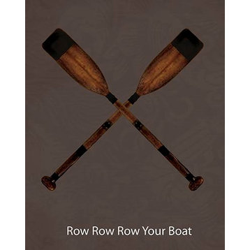 Row your Boat, Ready To Hang Canvas Kid's Wall Decor, 8 X 10