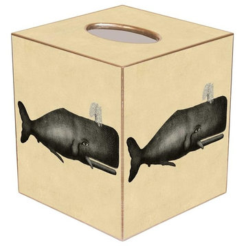 TB2778 - Vintage Grey Whale Tissuebox Cover