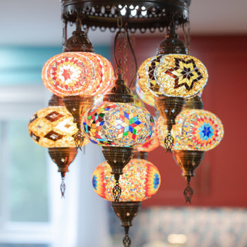 Turkish Tea Room Inspired Colorful Kitchen