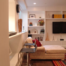 tv space in kitchen