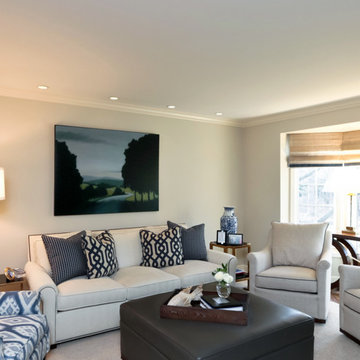 Lake Forest New Traditional Living Room