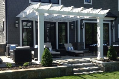 Photo of a contemporary backyard landscaping in DC Metro.